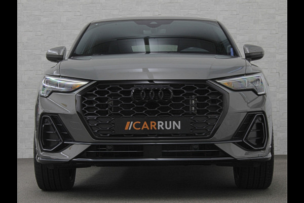 Audi Q3 Sportback 45 TFSI e 245pk S-Line | #RS-Leder | ACC | Trekhaak | Zwarte Hemelbekleding | Navi Plus | Lane Assist | Dodehoek | Lane-Assist | Stoelverwarming | Climate-Control | LED | Interieur-Voorverwarming | Bovag Garantie |