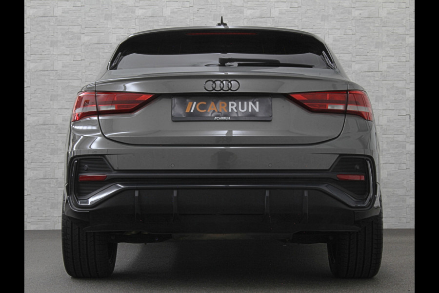 Audi Q3 Sportback 45 TFSI e 245pk S-Line | #RS-Leder | ACC | Trekhaak | Zwarte Hemelbekleding | Navi Plus | Lane Assist | Dodehoek | Lane-Assist | Stoelverwarming | Climate-Control | LED | Interieur-Voorverwarming | Bovag Garantie |