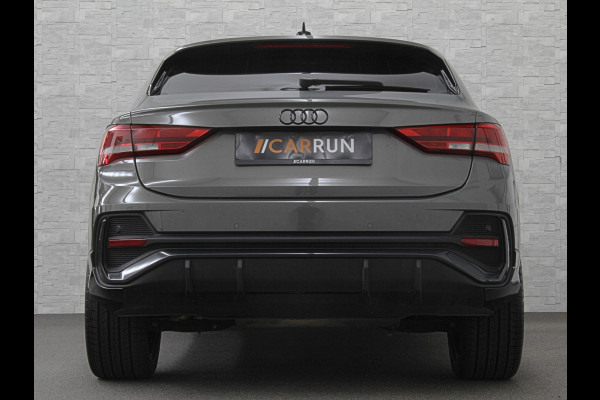 Audi Q3 Sportback 45 TFSI e 245pk S-Line | #RS-Leder | ACC | Trekhaak | Zwarte Hemelbekleding | Navi Plus | Lane Assist | Dodehoek | Lane-Assist | Stoelverwarming | Climate-Control | LED | Interieur-Voorverwarming | Bovag Garantie |
