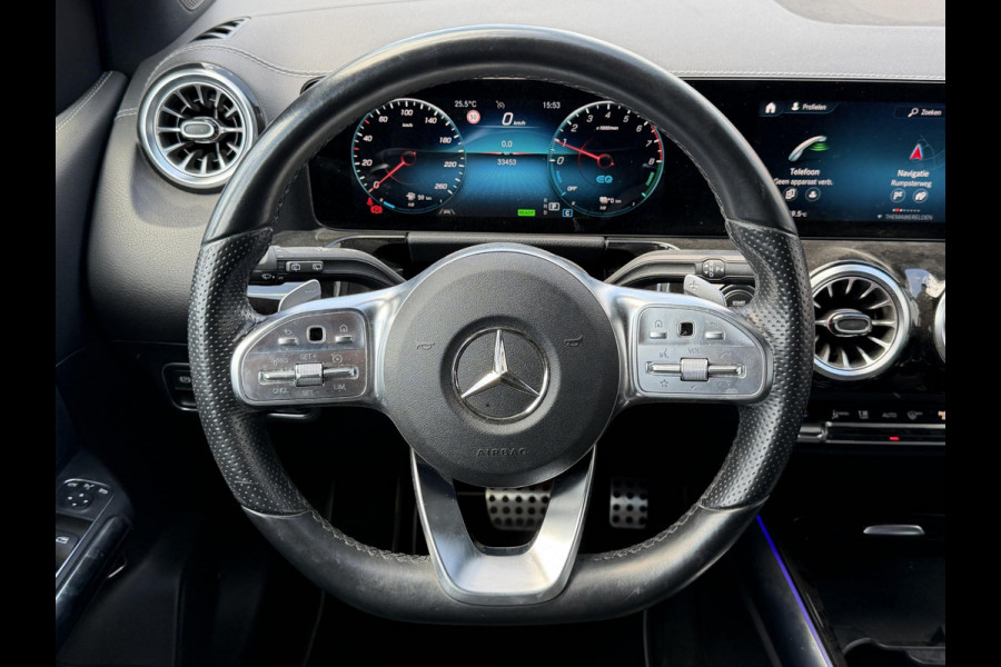 Mercedes-Benz B-Klasse 250 e AMG Line 18''/Dodehoek/Camera/Keyless/Sfeerverlichting/DAB/PDC v+a/Stoelverwarming/Apple Carplay & Android Auto