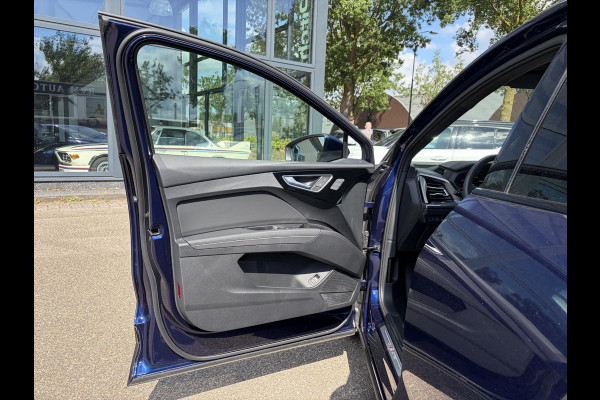 Audi Q4 Sportback e-tron 45 S Edition 82 kWh S-LINE BINNEN + BUITEN VAN: 48.900,- VOOR: 44.877,- UW WKOORDEEL: 4.023,- | 21 INCH!| MEM. STOEL| ACHTERUITRIJCAMERA| NAPPA LEER| DIAMOND STICHING | FABR. GARANTIE T/M 2028