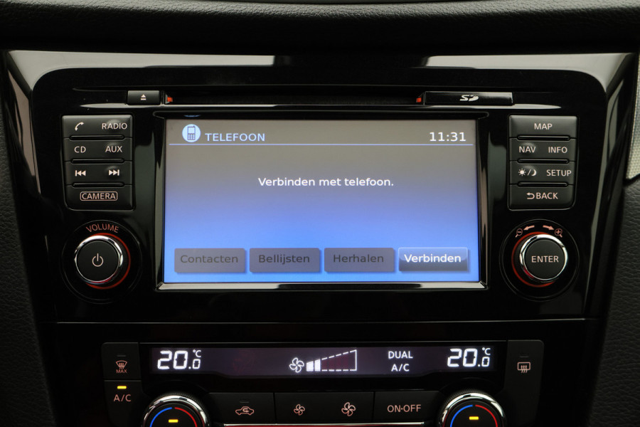 Nissan QASHQAI 1.2 N-Connecta Panoramadak, 360° Camera, Cruise, Bluetooth, Rijstrooksenor, PDC, 18''