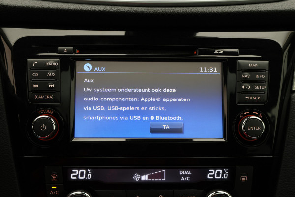Nissan QASHQAI 1.2 N-Connecta Panoramadak, 360° Camera, Cruise, Bluetooth, Rijstrooksenor, PDC, 18''