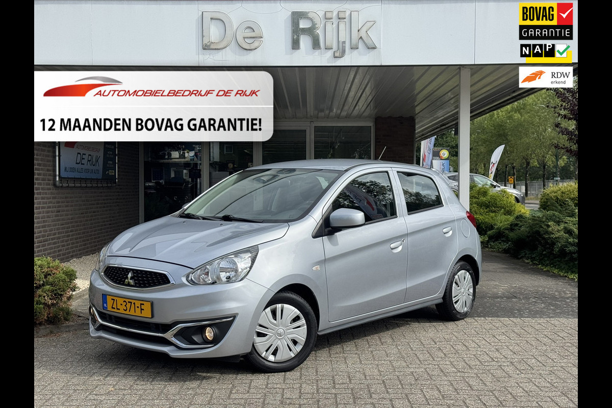 Mitsubishi Space Star 1.0 Cool+ | Airco, El. Ramen, Radio/CD-speler, Start/Stop | Automaat | Dealeronderhouden | NAP |