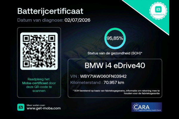 BMW i4 eDrive40 M-Sport - Shadow Line - 19 inch - ACC - Hifi - SOH 96%