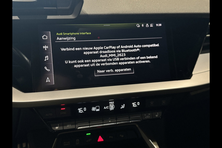 Audi A3 Sportback 40 TFSI e| RS stoelen | Carplay | Camera | ACC | S-line | Elektr. achterklep | Side Assist