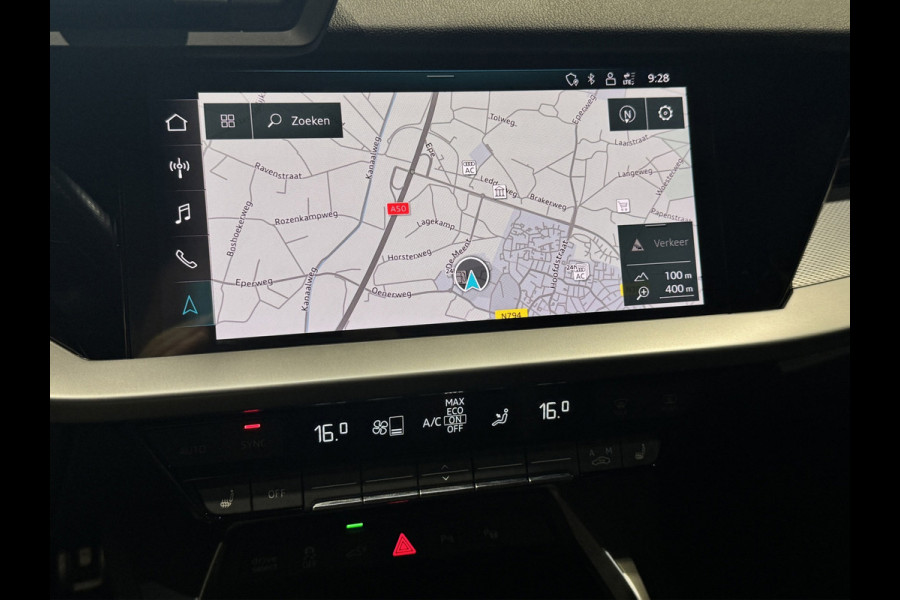 Audi A3 Sportback 40 TFSI e| RS stoelen | Carplay | Camera | ACC | S-line | Elektr. achterklep | Side Assist