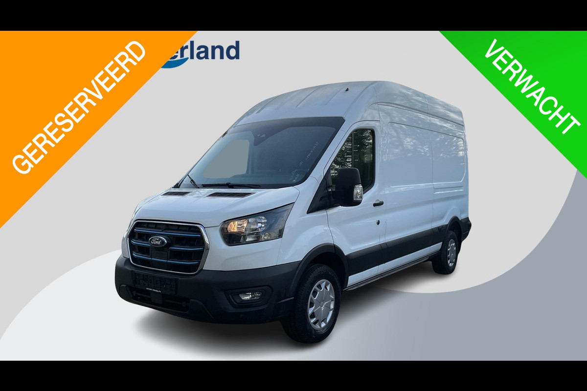 Ford E-Transit 350 L3H3 Trend 68 kWh VERKOCHT !!!!!! 230 KM | SOH 99,2% | Navigatie | Adaptieve Cruise Control | WORDT VERWACHT!