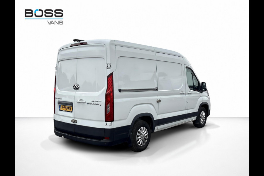 Maxus eDeliver 9 L2H2 72kWh 280km Stad WLTP Snelladen LED Carplay Cruise control Camera Airco Parkeersensoren v+a