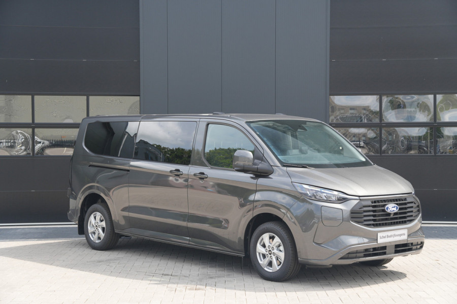 Ford Transit Custom 340 2.5 PHEV L2H1 Limited 232pk 9 Zits - Keyless - ACC - Blindspot - Camera - Carplay - Navi - Prijs excl. BTW - Rijklaar