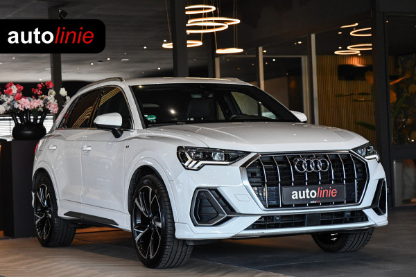 Audi Q3 35 TFSI 3x S-line. ACC, Camera, Matrix, Dodehoek, Stoelverw!