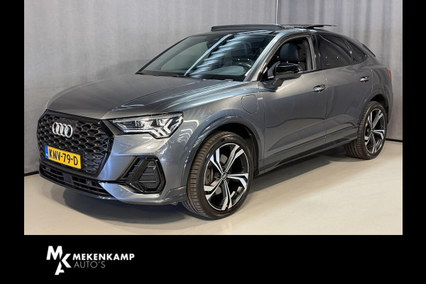 Audi Q3 Sportback 45 TFSI e S Edition 20"/B&O/Panoramadak/Leder/Matrix LED/Dodehoek/Adaptieve cruise/Sfeerverlichting/Camera/Elektrische klep