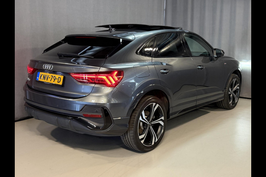 Audi Q3 Sportback 45 TFSI e S Edition 20"/B&O/Panoramadak/Leder/Matrix LED/Dodehoek/Adaptieve cruise/Sfeerverlichting/Camera/Elektrische klep