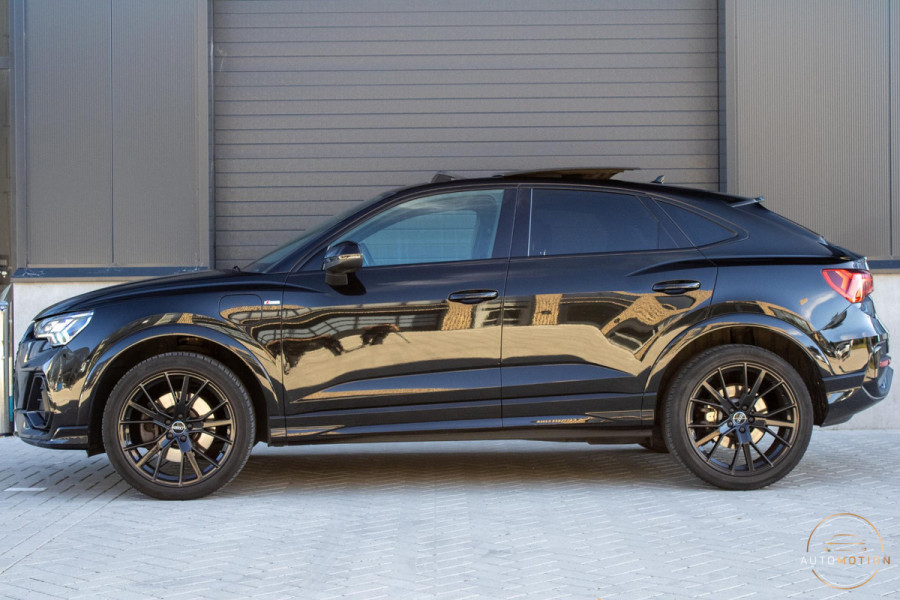 Audi Q3 Sportback 45 TFSIe S line B&O Camera Sfeerverlichting Trekhaak Rode Stiksels