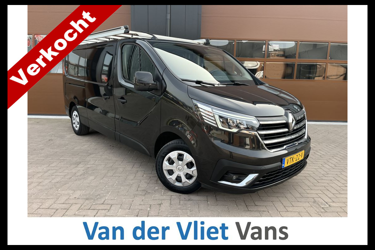Renault Trafic 2.0 dCi 150pk E6 L2 Work Edition 3p Lease €372 p/m, Airco, Navi Carplay, PDC, Led, Imperiaal, Trekhaak, Cruise controle, Onderhoudshistorie aanwezig
