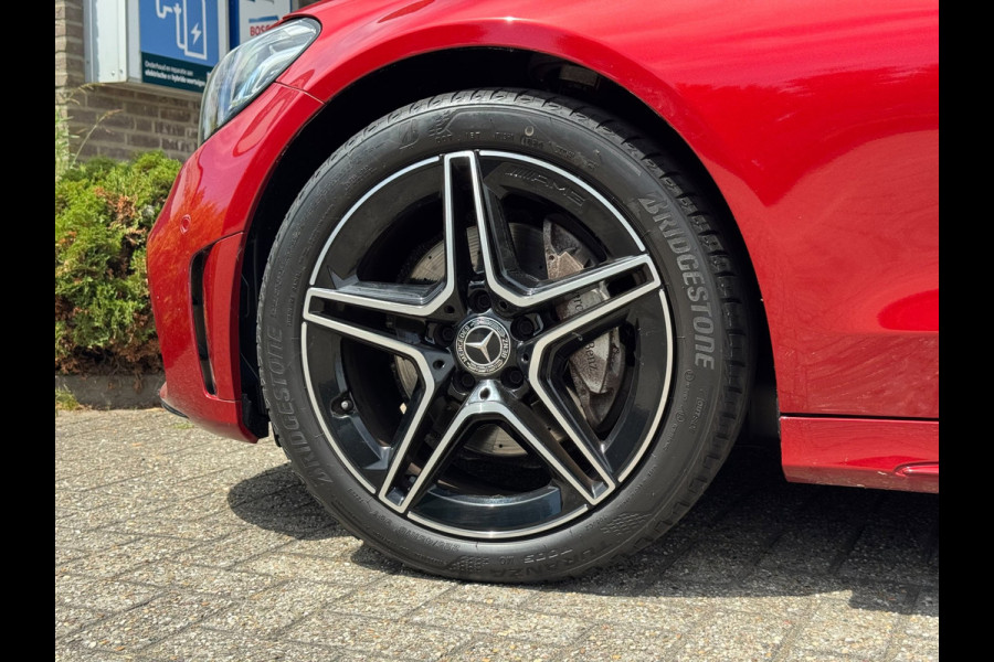 Mercedes-Benz C-Klasse Estate 180 Business Solution AMG Line/Nigh Pakk. | Pano, Leder/Alcan., Carplay/Android, Stoelverw., 18''