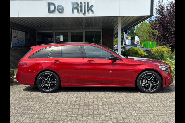 Mercedes-Benz C-Klasse Estate 180 Business Solution AMG Line/Nigh Pakk. | Pano, Leder/Alcan., Carplay/Android, Stoelverw., 18''