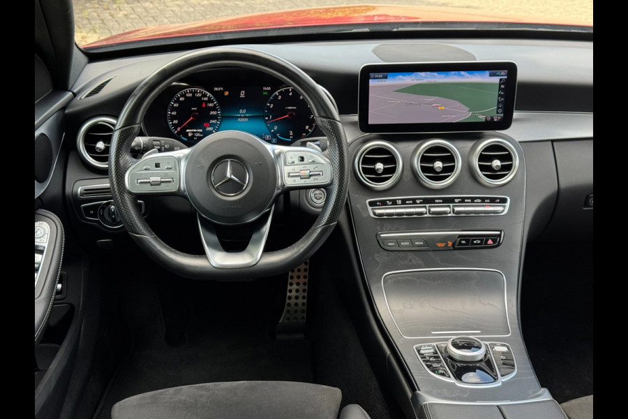 Mercedes-Benz C-Klasse Estate 180 Business Solution AMG Line/Nigh Pakk. | Pano, Leder/Alcan., Carplay/Android, Stoelverw., 18''