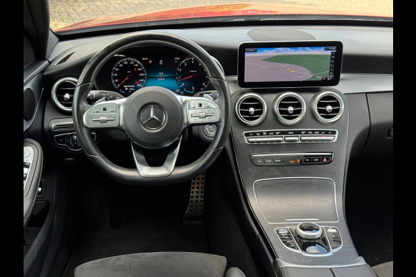 Mercedes-Benz C-Klasse Estate 180 Business Solution AMG Line/Nigh Pakk. | Pano, Leder/Alcan., Carplay/Android, Stoelverw., 18''