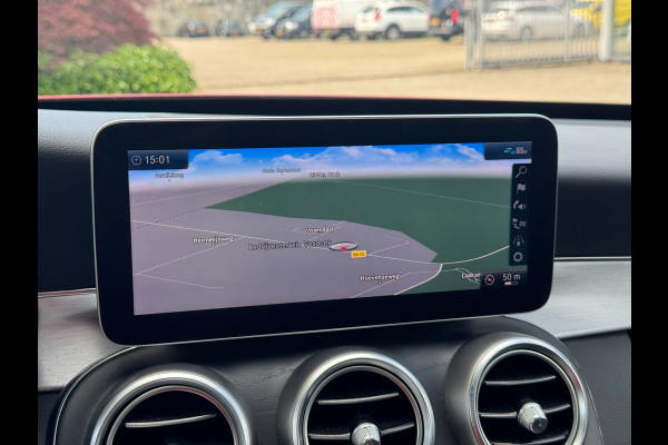 Mercedes-Benz C-Klasse Estate 180 Business Solution AMG Line/Nigh Pakk. | Pano, Leder/Alcan., Carplay/Android, Stoelverw., 18''