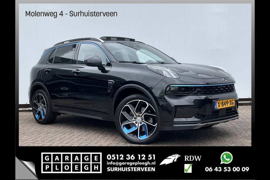 Lynk & Co 01 1.5 PHEV 262PK Zwarte Hemel 2024 Adapt.Cruise 360° Cam Carplay Plug-in Stoelverw Vol opties!
