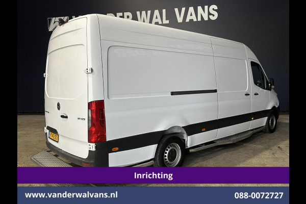 Mercedes-Benz Sprinter 311 CDI Automaat L3H2 *PostNL inrichting* Euro6 Airco | Camera | Schappen Doorloopdeur, 270 Gr. achterdeuren, Sidebars