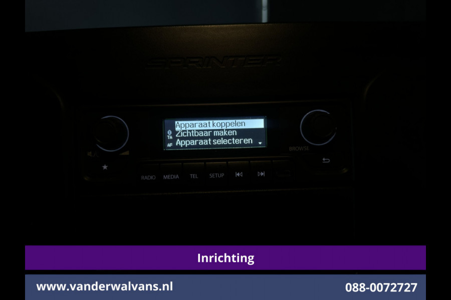Mercedes-Benz Sprinter 311 CDI Automaat L3H2 *PostNL inrichting* Euro6 Airco | Camera | Schappen Doorloopdeur, 270 Gr. achterdeuren, Sidebars