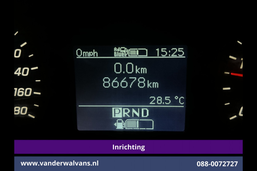 Mercedes-Benz Sprinter 311 CDI Automaat L3H2 *PostNL inrichting* Euro6 Airco | Camera | Schappen Doorloopdeur, 270 Gr. achterdeuren, Sidebars