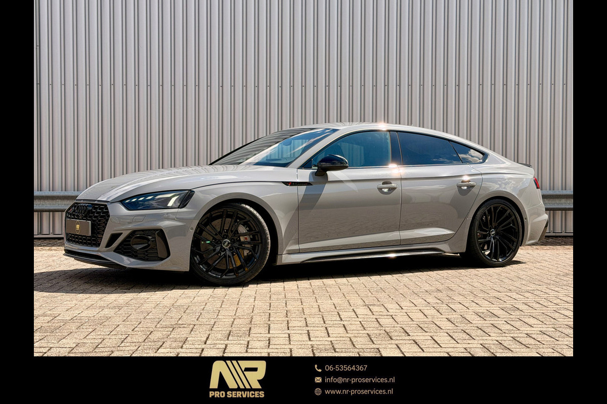 Audi A5 Sportback 2.9 TFSI RS 5 quattro Nardo Grey | Keramische remmen | B&O | HUD