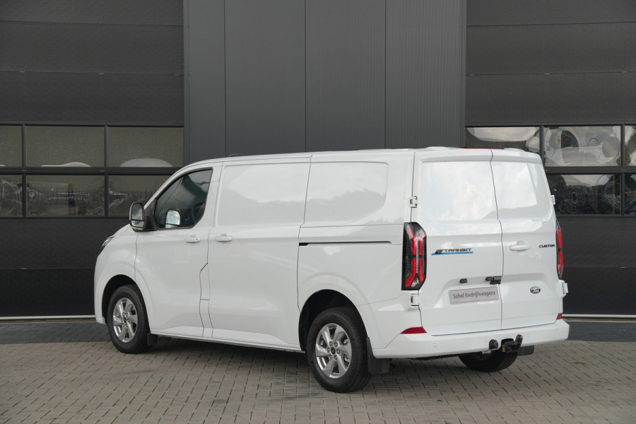 Ford E-Transit Custom 320 L1H1 Limited 71 kWh 218pk - 2x Schuifdeur - Trekhaak - Pro Power - Camera - Carplay - Rijklaar