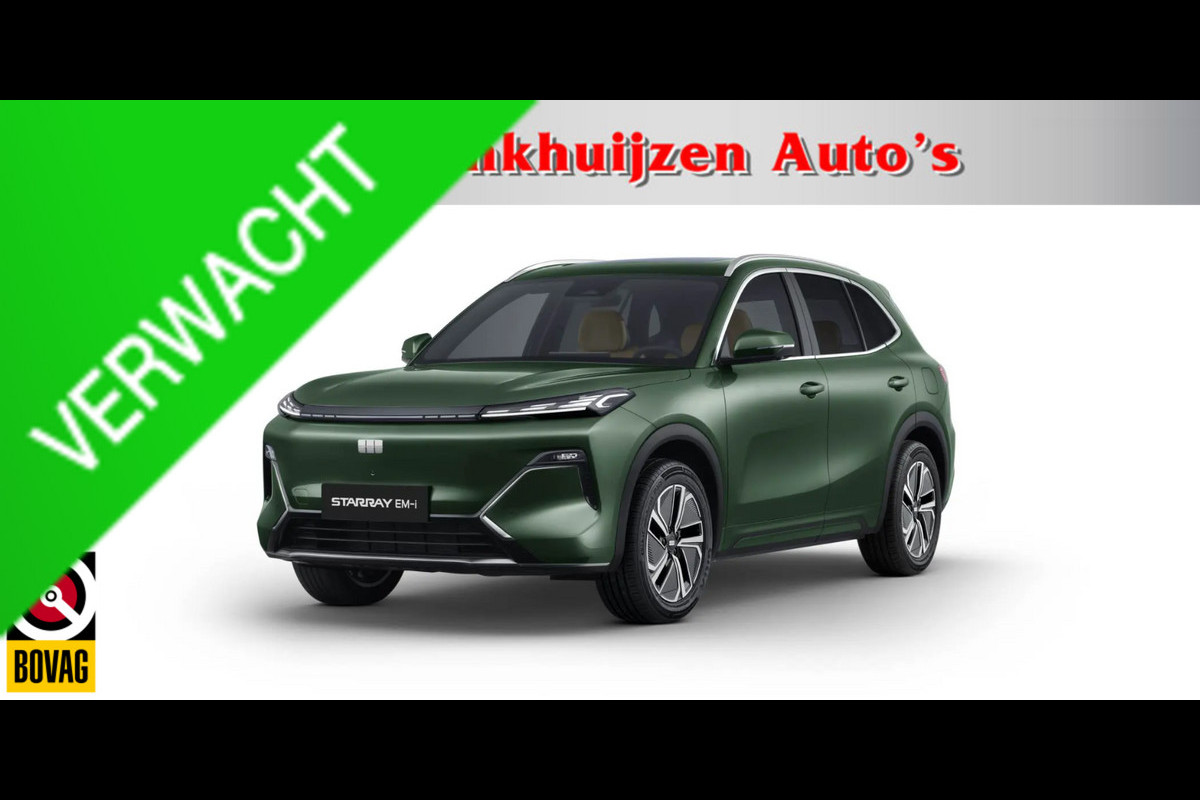 GEELY Starray EM-i 1.5 Max+ PHEV 138KM ELEKTRISCH BEREIK/LEER/SCHUIFDAK/19"LMV!