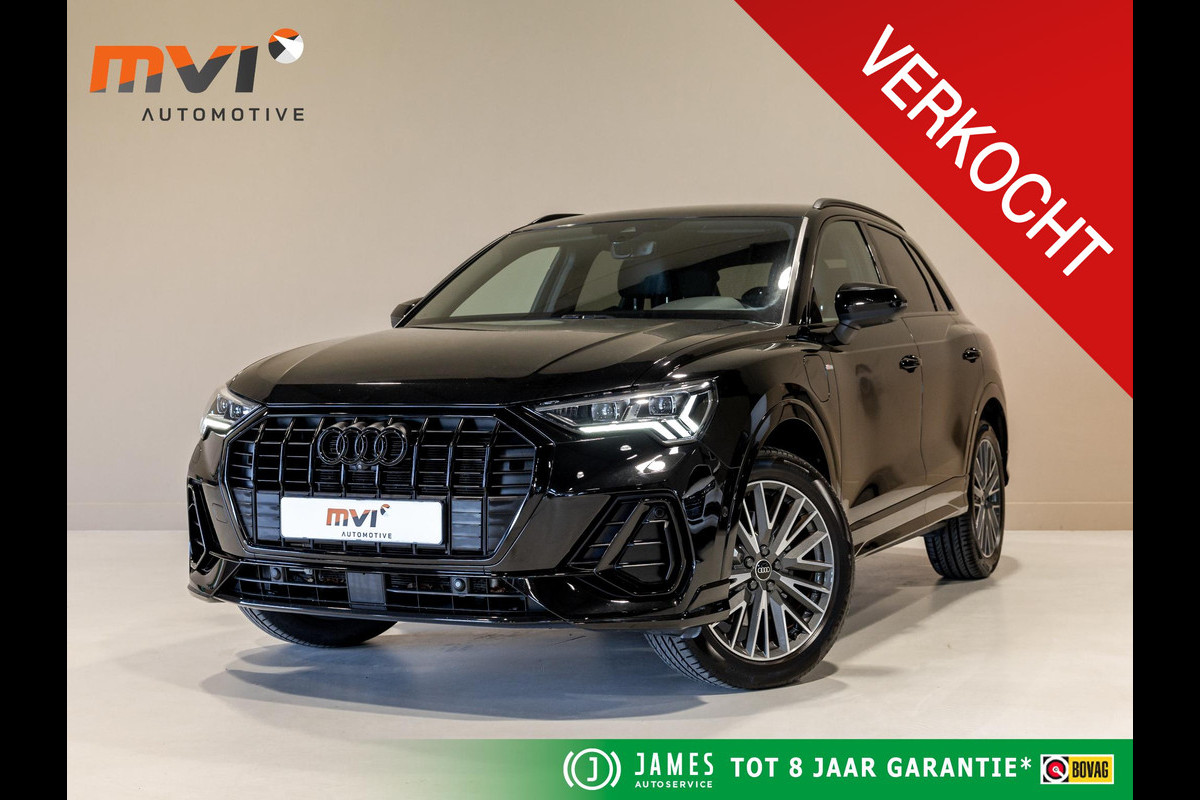 Audi Q3 45 TFSI e S edition / 245pk / Trekhaak / Bang & Olufsen / Keyless / Elektrische stoelverstelling met geheugen /