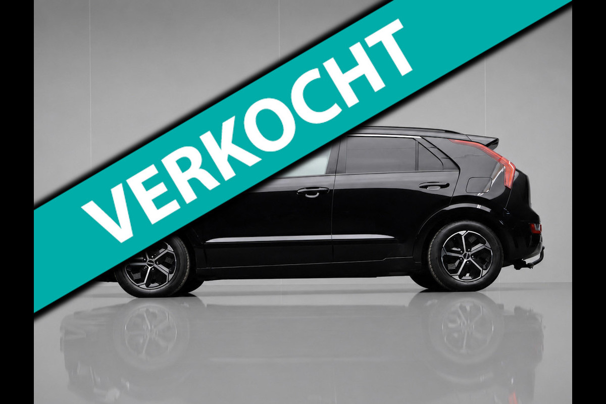 Kia Niro 1.6 GDi Hybrid DynamicPlusLine Sport (SCHUIFDAK,APPLE CARPLAY,NAVI,CAMERA,STOEL/STUUR VERWARMING,GETINT,LED,SPORTSTOELEN)