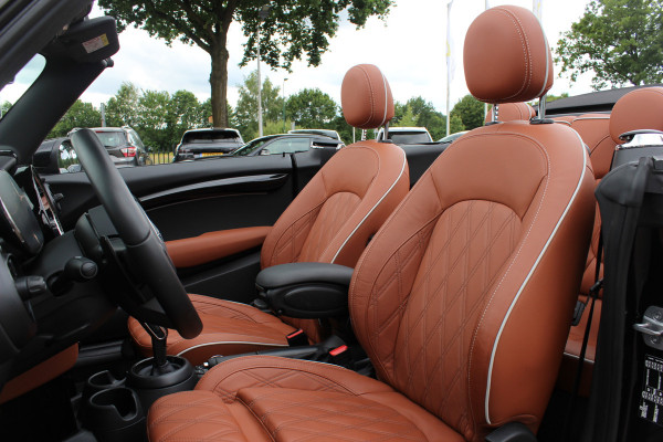 MINI Cabrio 2.0 Cooper S Rockingham GT Edition / Camera / Head-up / Leder / CarPlay / 17'' / Keyless / Windscherm / Stoelverwarming / DAB / Cruise Control
