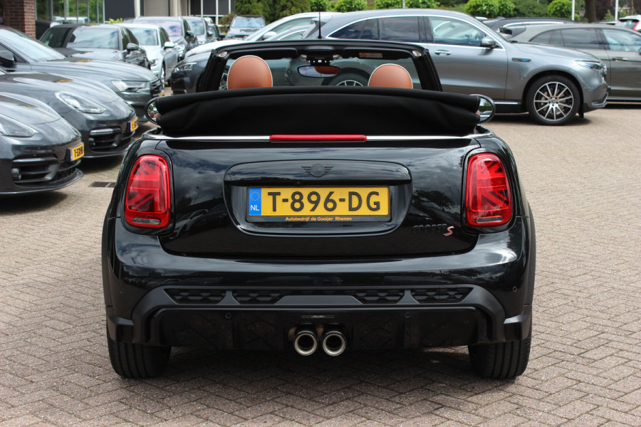 MINI Cabrio 2.0 Cooper S Rockingham GT Edition / Camera / Head-up / Leder / CarPlay / 17'' / Keyless / Windscherm / Stoelverwarming / DAB / Cruise Control