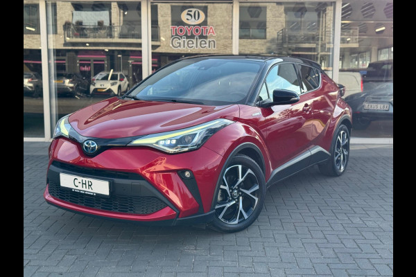 Toyota C-HR 1.8 Hybrid First Edition | Trekhaak, JBL, Apple CarPlay/Android auto, Dodehoekherkenning, Parkeersensoren, Stoelverwarming, LED