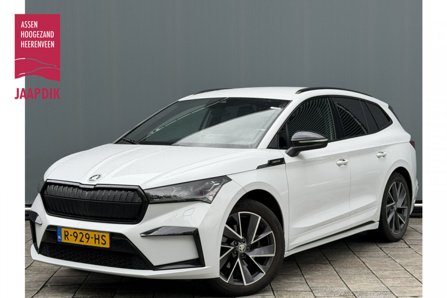 Škoda ENYAQ iV BWJ 2022 | 60 Sportline SOH 91,72% | SPORTSTOELEN | LEER/ALCANTARA | CARPLAY | CAMERA A | CLIMA |