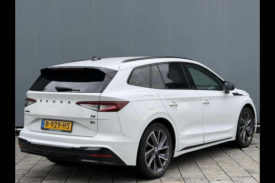 Škoda ENYAQ iV BWJ 2022 | 60 Sportline SOH 91,72% | SPORTSTOELEN | LEER/ALCANTARA | CARPLAY | CAMERA A | CLIMA |