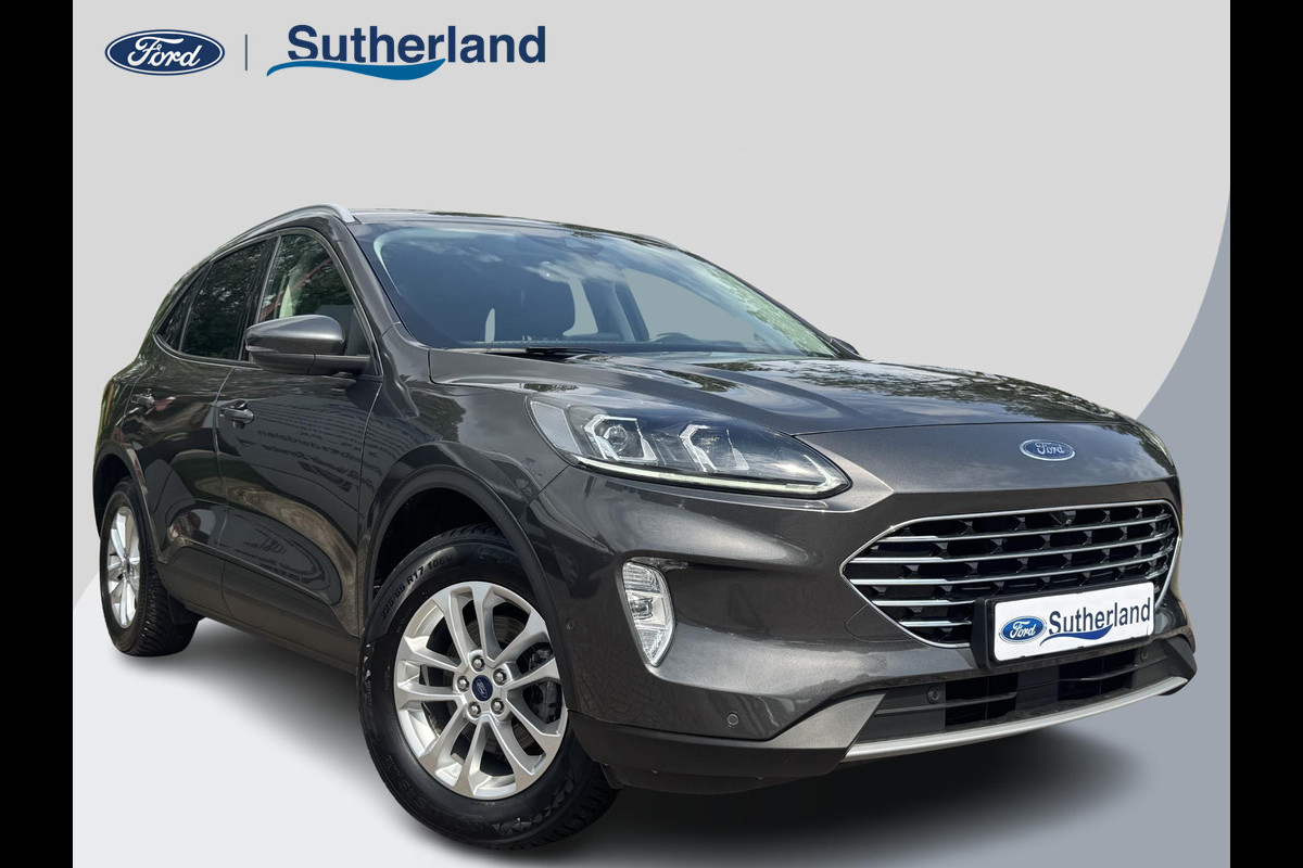Ford Kuga 2.5 PHEV Titanium X 225pk Adaptieve Cruise | Winterpack | Dodehoeksensoren | Achteruitrijcamera | Half lederen Bekleding