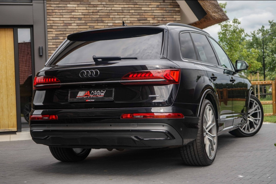 Audi Q7 55 TFSI e Quattro S-Line Pano/HUD/B&O/RS-Zetels/Trkhk/Black/Mass
