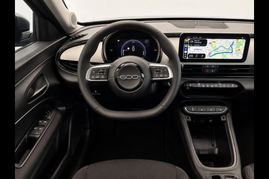 Fiat 600 1.2 Hybrid Icon Wireless CarPlay Stoelverwarming Cruise Control PDC+Camera achter Full  LED Virtual Cockpit