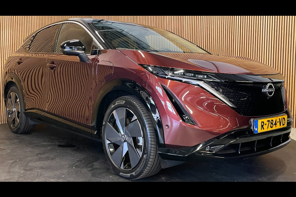Nissan ARIYA Evolve 91 kWh|99% SOH|FULL OPTION|PANO|MEMORY|HEAD-UP|BOSE|STOELVERW|360+V+A CAMERA|NAP|NL-AUTO|INCL.BTW|1e EIGENAAR|
