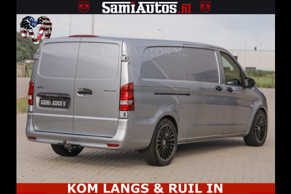 Mercedes-Benz Vito 119 CDI L3 XL | NIEUW MODEL | LUCHTVERING | TOP STAAT | 19 INCH WIELEN | COMFORT LEDER STOELEN | LED | 2X SCHUIF | MERCEDES GARA TOP STAAT | LAADVLOER | TREKHAAK | TACHOGRAAF | MERCEDES GARANTIE TOT AUG 2028 OF 200000 KM | TOP STAAT | ACHTER DEUREN | 100% dealer onderhouden | Originele Nederlandse auto |