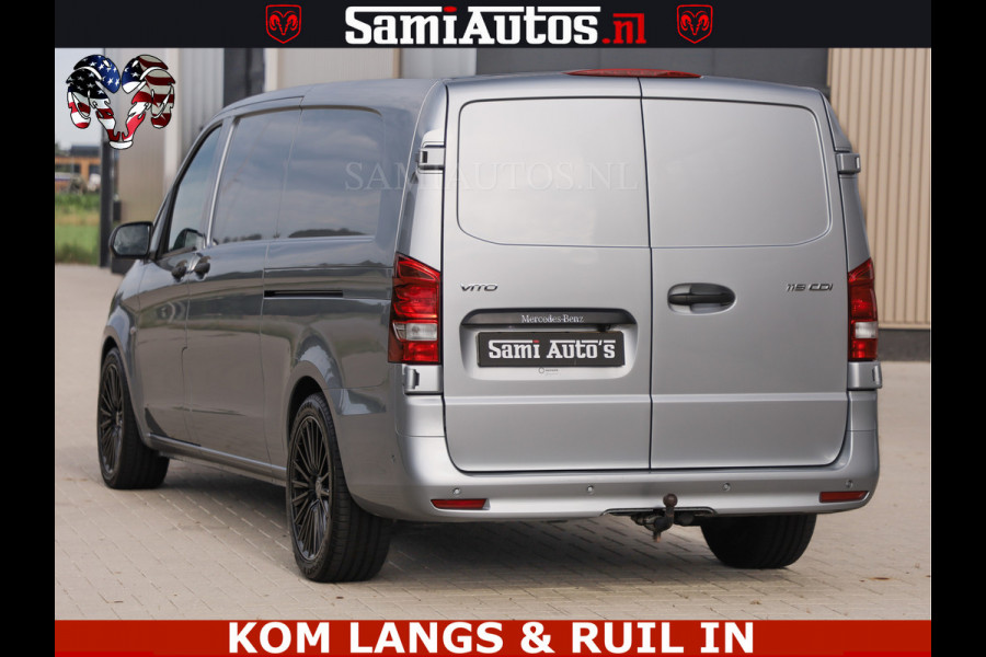 Mercedes-Benz Vito 119 CDI L3 XL | NIEUW MODEL | LUCHTVERING | TOP STAAT | 19 INCH WIELEN | COMFORT LEDER STOELEN | LED | 2X SCHUIF | MERCEDES GARA TOP STAAT | LAADVLOER | TREKHAAK | TACHOGRAAF | MERCEDES GARANTIE TOT AUG 2028 OF 200000 KM | TOP STAAT | ACHTER DEUREN | 100% dealer onderhouden | Originele Nederlandse auto |