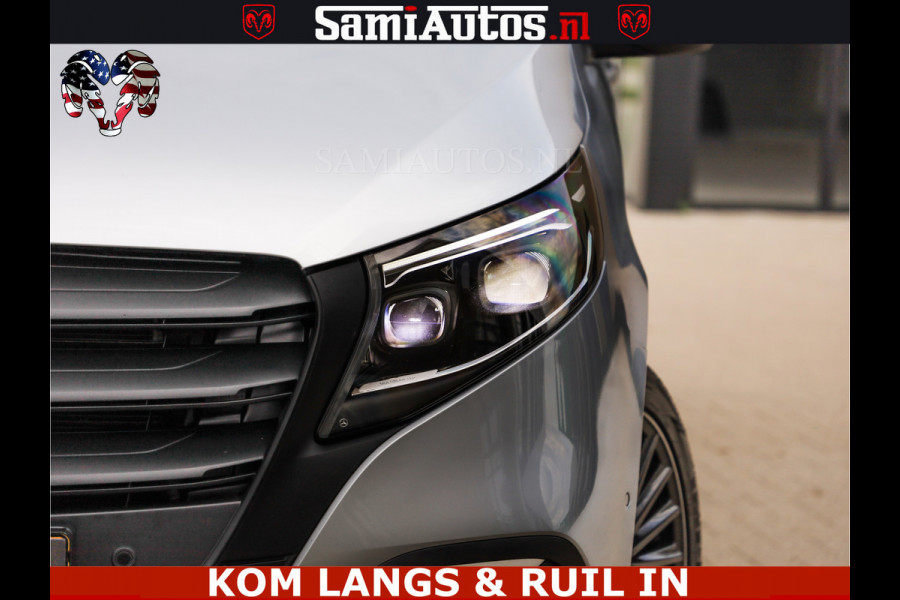 Mercedes-Benz Vito 119 CDI L3 XL | NIEUW MODEL | LUCHTVERING | TOP STAAT | 19 INCH WIELEN | COMFORT LEDER STOELEN | LED | 2X SCHUIF | MERCEDES GARA TOP STAAT | LAADVLOER | TREKHAAK | TACHOGRAAF | MERCEDES GARANTIE TOT AUG 2028 OF 200000 KM | TOP STAAT | ACHTER DEUREN | 100% dealer onderhouden | Originele Nederlandse auto |