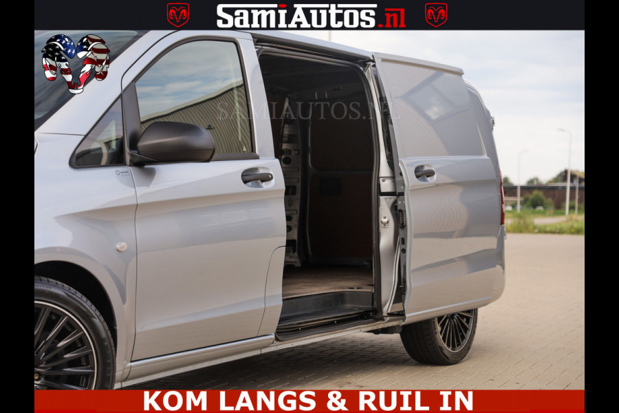 Mercedes-Benz Vito 119 CDI L3 XL | NIEUW MODEL | LUCHTVERING | TOP STAAT | 19 INCH WIELEN | COMFORT LEDER STOELEN | LED | 2X SCHUIF | MERCEDES GARA TOP STAAT | LAADVLOER | TREKHAAK | TACHOGRAAF | MERCEDES GARANTIE TOT AUG 2028 OF 200000 KM | TOP STAAT | ACHTER DEUREN | 100% dealer onderhouden | Originele Nederlandse auto |
