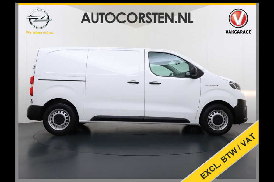 Toyota PROACE Electric Worker 136PK Automaat 3-Persoons Navi Apple Carplay Android Auto Airco Pdc DAB Bluetooth Cruise Control Regen-Lichtsensor Betonplex Vloer Wandbetimmering Schuifdeur Origineel Nederlandse Auto Dealeronderhouden
