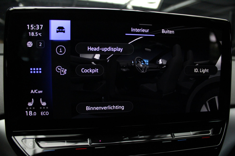 Volkswagen ID.4 Pro 77 kWh Navi ACC Camera Warmtep. Carplay PDC Stuurverwarm. 19" LM velgen Climate (3 zone) Interieur voorverwarming & koeling