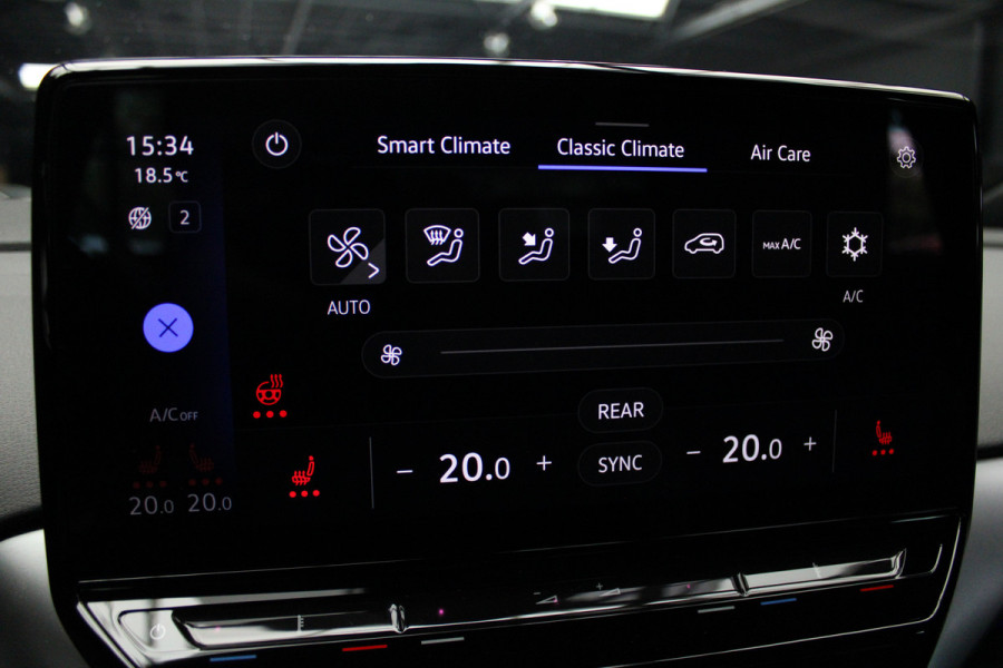 Volkswagen ID.4 Pro 77 kWh Navi ACC Camera Warmtep. Carplay PDC Stuurverwarm. 19" LM velgen Climate (3 zone) Interieur voorverwarming & koeling