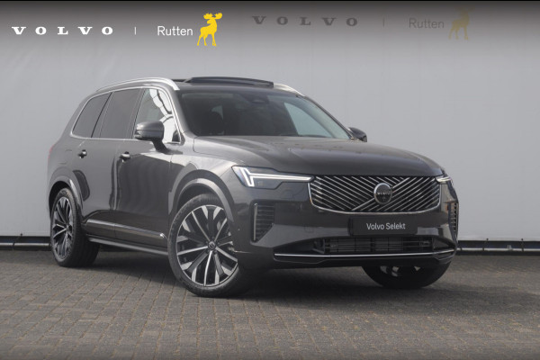 Volvo XC90 T8 455PK Automaat Plug-in hybrid AWD Ultra Bright Luchtvering / Trekhaak / Panoramadak / Google services / Elektrisch bedienbare voorstoelen met geheugen / Stoelverwarming voor en achter